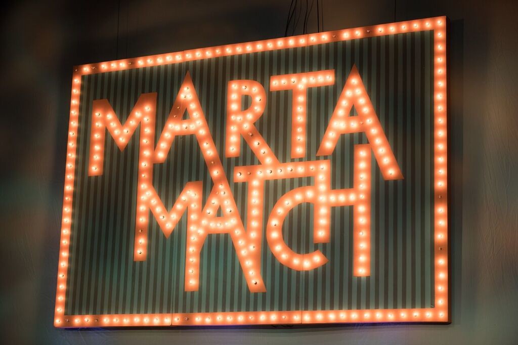 Photo by Rob Larson. Marta Match- Live Game Show 100th Podcast Episode Celebration