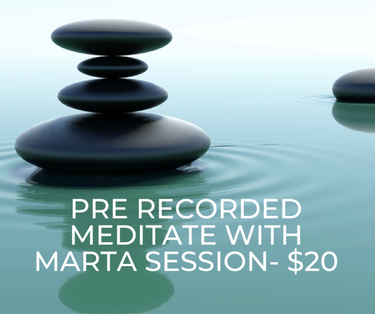 Pre-Recorded Meditate with Marta